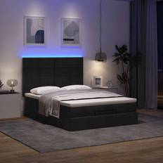 vidaXL Ottoman Med Madrass 140x190 cm Tyg Sängram