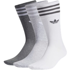 Extensible - Femme Chaussettes adidas Chaussettes Mi-Mollet - White/Light Grey Heather