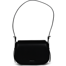 Shoulder Strap Messenger Bags Michael Kors Medium Leather Messenger Bag - Black