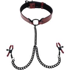 Nipple Clamps Sportsheets Saffron Collar With Nipple Clamps