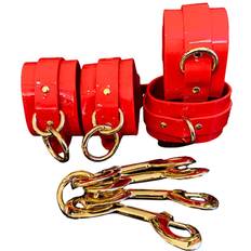 Röda Bondage Handbojor
