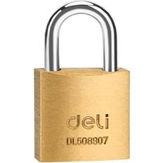 Hængelåse på tilbud Deli Deli Tools Brass Padlock EDL508907