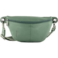 Skinn Midjeväskor Mandarina Duck Mellow Leather Bum Bag Axelremsväska - Iceberg Green