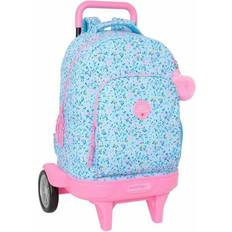 Safta Vicky Martín Berrocal Paraíso Backpack - Light Blue/Pink