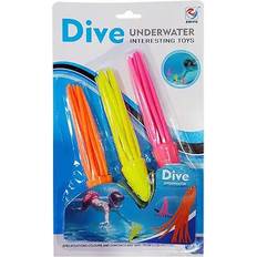 Softee Set of 3 Aquatic Squid Bath Toys 2.0 Multicolore 16 x 3 cm