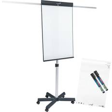 Svarta Whiteboards Legamaster Sketch Pro Mobil Blädderblocksställ 680 mm 600 mm