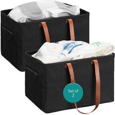 Vikbar Tvättkorg Set Om 2