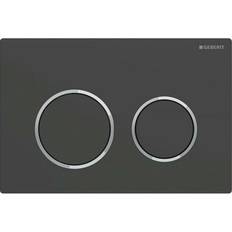 Geberit Omega 20 Betjeningsplade Sort Krom