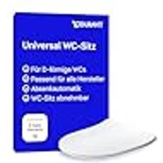 Badrumstillbehör Duravit Univavo D-shaped WC-Sitz Klobrille