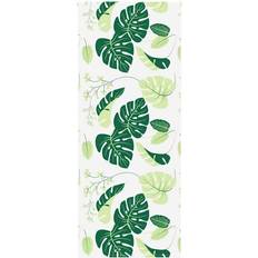 Green Shower Curtains vidaXL Green Leaves Shower Roller Blind 110x240 cm