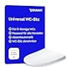 Badrumstillbehör Duravit Univavo D-shaped WC-Sitz Klobrille