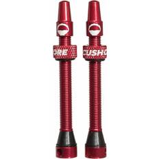 Roues CushCore Paire De Valves Tubeless CushCore Rouge