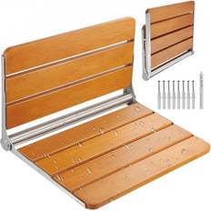 VEVOR Folding Teak Shower Seat 20.9 x 16 in