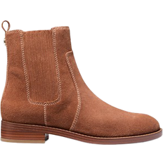 Block Heel - Women Chelsea Boots Michael Kors Ella - Luggage