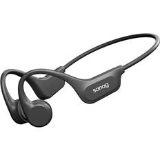 Beige - Open-Ear (Bone Conduction) Hodetelefoner Sanag B60S Pro