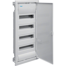 Distribution Boxes Hager VU48NC Switchboard cabinet Flush mount No. of partitions = 48 No. of rows = 4 Content 1 pcs