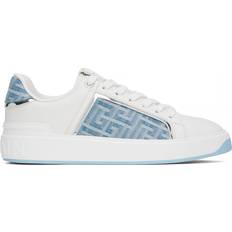 Leather - Men Trainers Balmain B-Court - Blue