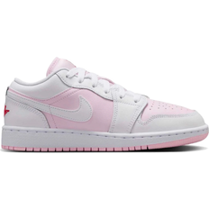 Nike Air Jordan 1 Low GS - Pink Foam/Fire Red/White