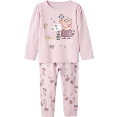 Name It Pyjama Fille - Lilas Mauve Poudre Blanc