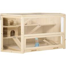 Hamster Haustiere Pawhut Hamster Cage 55x115x60cm