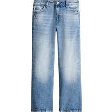 H&M Baggy Fit Bootcut Leg Jeans - Blau