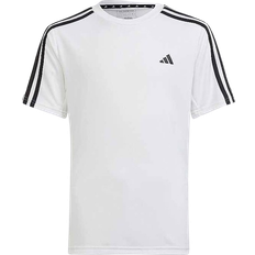 Hauts adidas Essentials Train Aeroready 3-Stripes T-shirt - Blanc