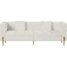 Gold Sofas Homary Aurora White Sofa 201cm 3 Seater