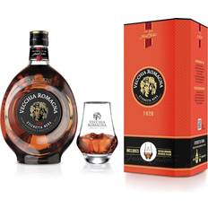 Brandy Vecchia Romagna Etichetta Nera Brandy Giftpack with Glass 38% 1x70cl