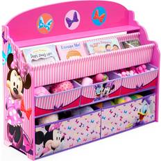 Plastic Bookcases Delta Children Minnie Mouse Deluxe Book & Toy Organizer