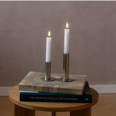 Luna Chandelier White LED Candle 13cm 20pcs
