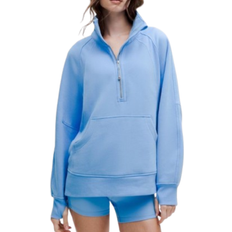 Lululemon Scuba Oversized Funnel-Neck Half Zip Long - Aero Blue