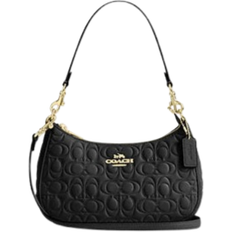 Coach Teri Shoulder Bag In Signature Leather - Smooth Leather/Gold/Black