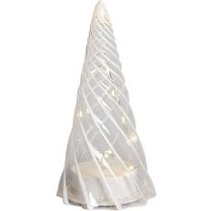 Transparent Décorations Sirius Vilma Clear White Decoration 23.5cm