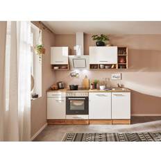 Respekta Cuisine Kitchenette bloc cuisine intégrée Chêne blanc Hilde 220 cm