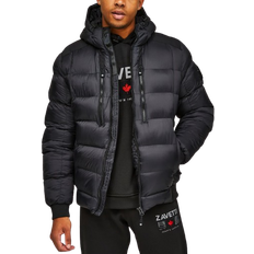 Zavetti Anvox Puffer Bomber Jacket - Black