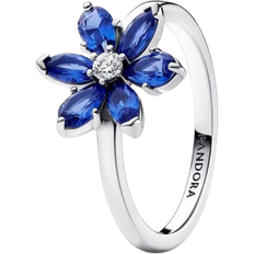 Jewellery on sale Pandora Sparkling Herbarium Cluster Ring - Silver/Blue/Transparent