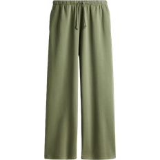 Lockere Passform Hosen H&M Wide Joggers - Khaki Green