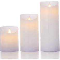 Block White LED-ljus 20cm 3st