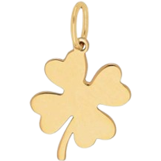 Nordahl Andersen Four Leaf Clover Pendant - Gold