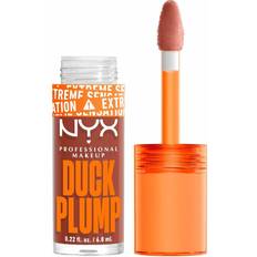 Applicator Brush Lip Glosses NYX Duck Plump High Pigment Plumping Lip Gloss #05 Brown Of Applause