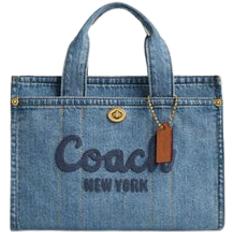 Coach Cargo Tote Bag 26 - Brass/Indigo