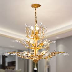 Blue Elephant Jamei 11-Light Chandelier 66cm H x 94cm W x 94cm D Pendant Lamp