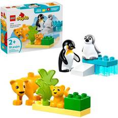 Cheap Duplo LEGO Duplo Wild Animal Families Penguins & Lions 10442