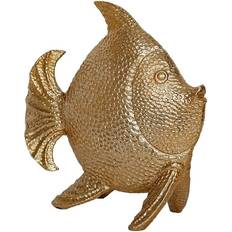 Romimex Hartsfisk Guld Prydnadsfigur 27cm