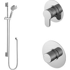 Shower Sets Nuie Arvan Shower Bundle SBR126ST1 Chrome