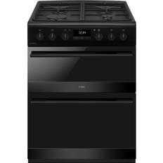 Freestanding dual fuel cooker CDA CFD600MB 60cm Freestanding Dual Fuel Cooker Black