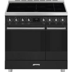 Smeg Komfurer Smeg C92IPMB2 Induktionskomfur Matsort Sort
