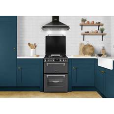 60cm - Grey Cookers Stoves Richmond Deluxe 60cm Dual Fuel Cooker Anthracite, Grey