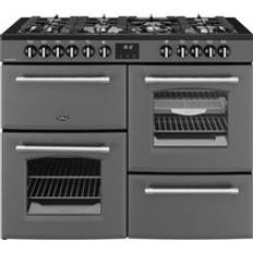 Belling 110cm Cookers Belling Farmhouse Dual Fuel Range Cooker 110cm Anthracite