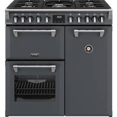 Beige Fornuizen Stoves Richmond 90cm Dual Fuel Range Cooker Anthracite, Beige